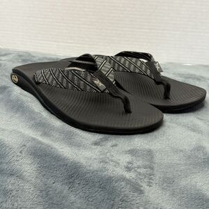 Chaco 6 Flip Eco Tread Sandals Black Outdoors Comfort Flip Flops Men’s Size 9